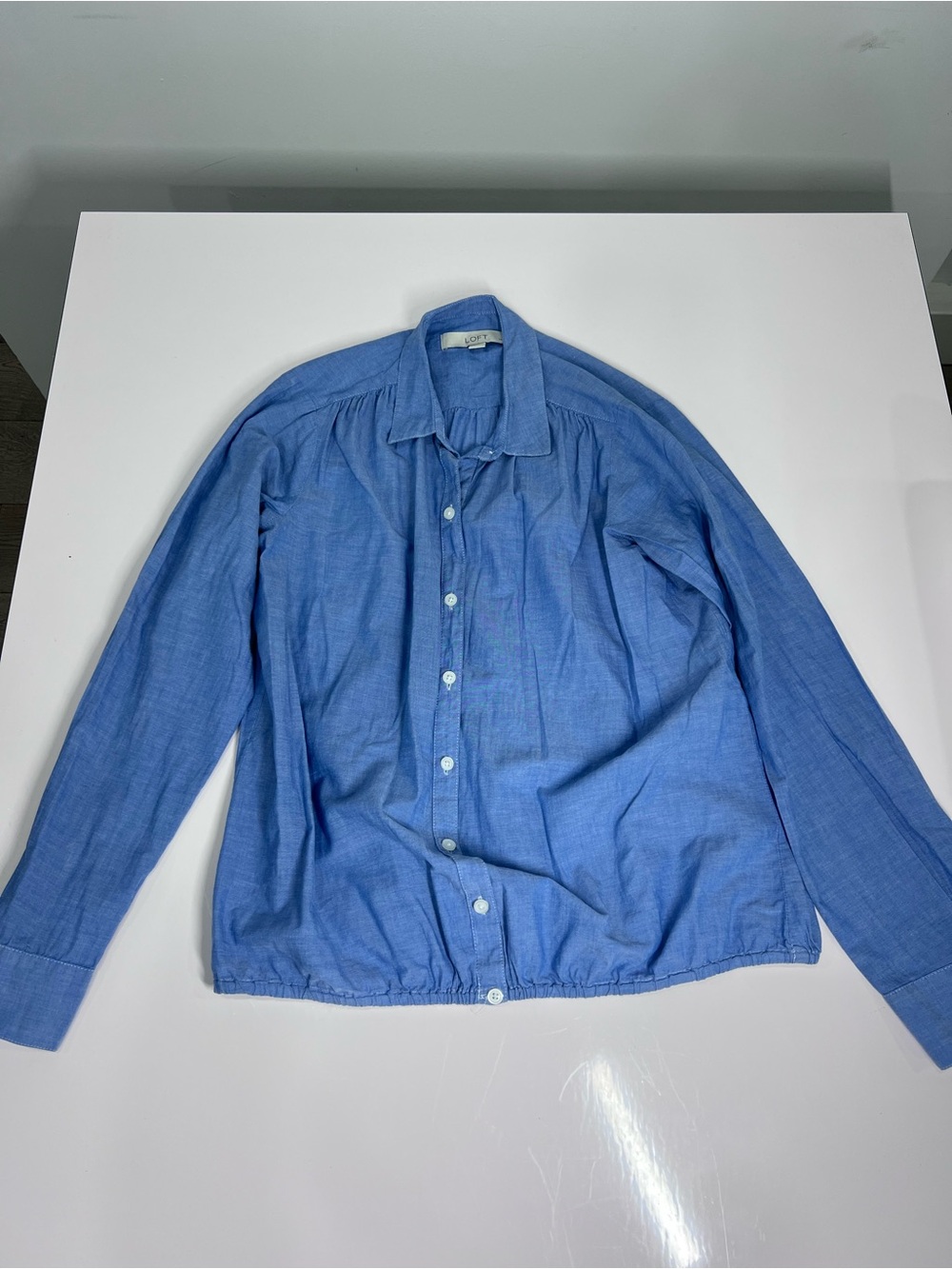 LOFT 100% Cotton Button-Down Shirt